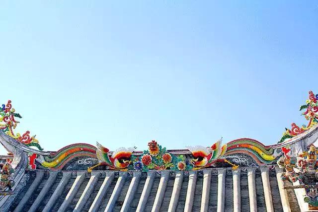 潮州嵌瓷，屋頂生花